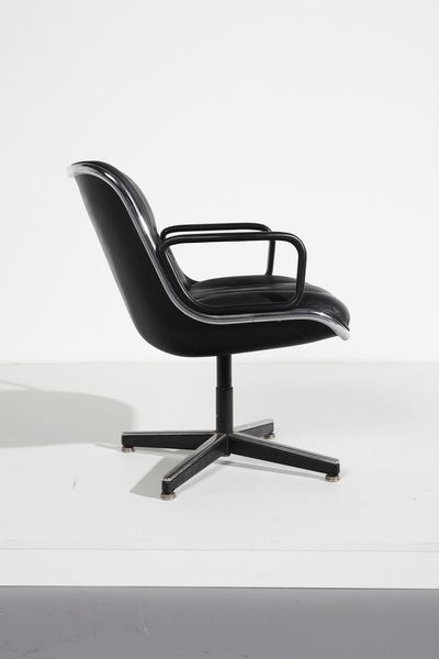 KNOLL : Sedia girevole Pollock  - Asta Asta 370 | DESIGN E ARTI DECORATIVE DEL NOVECENTO Virtuale - Associazione Nazionale - Case d'Asta italiane