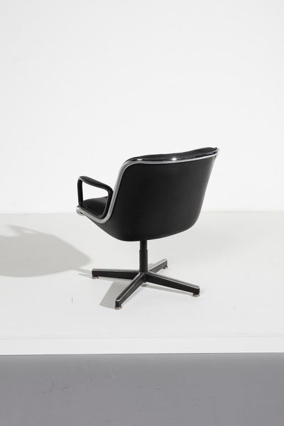 KNOLL : Sedia girevole Pollock  - Asta Asta 370 | DESIGN E ARTI DECORATIVE DEL NOVECENTO Virtuale - Associazione Nazionale - Case d'Asta italiane