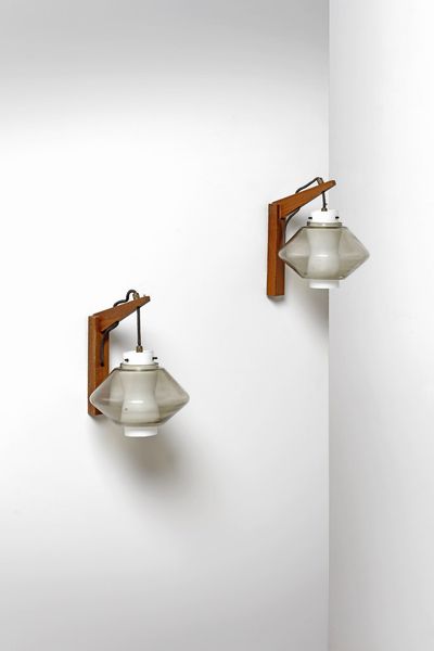 MANIFATTURA DANESE : Coppia di appliques  - Asta Asta 370 | DESIGN E ARTI DECORATIVE DEL NOVECENTO Virtuale - Associazione Nazionale - Case d'Asta italiane