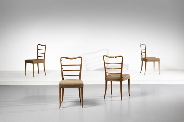 MANIFATTURA ITALIANA : Quattro sedie  - Asta Asta 370 | DESIGN E ARTI DECORATIVE DEL NOVECENTO Virtuale - Associazione Nazionale - Case d'Asta italiane