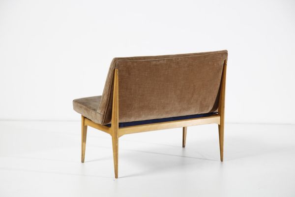 MANIFATTURA ITALIANA : Divanetto  - Asta Asta 370 | DESIGN E ARTI DECORATIVE DEL NOVECENTO Virtuale - Associazione Nazionale - Case d'Asta italiane