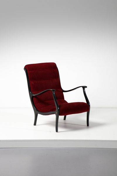 LONGHI EZIO : Poltrona Mitzi per Elam  - Asta Asta 370 | DESIGN E ARTI DECORATIVE DEL NOVECENTO Virtuale - Associazione Nazionale - Case d'Asta italiane