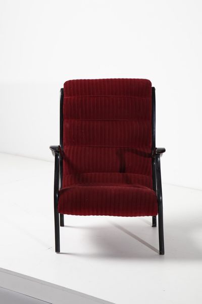 LONGHI EZIO : Poltrona Mitzi per Elam  - Asta Asta 370 | DESIGN E ARTI DECORATIVE DEL NOVECENTO Virtuale - Associazione Nazionale - Case d'Asta italiane