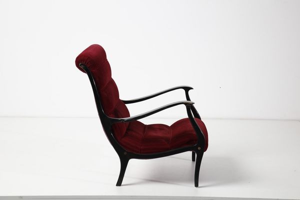 LONGHI EZIO : Poltrona Mitzi per Elam  - Asta Asta 370 | DESIGN E ARTI DECORATIVE DEL NOVECENTO Virtuale - Associazione Nazionale - Case d'Asta italiane