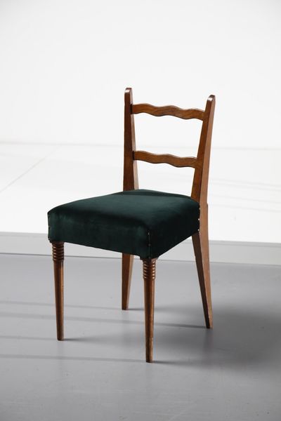 MANIFATTURA ITALIANA : Coppia di sedie  - Asta Asta 370 | DESIGN E ARTI DECORATIVE DEL NOVECENTO Virtuale - Associazione Nazionale - Case d'Asta italiane