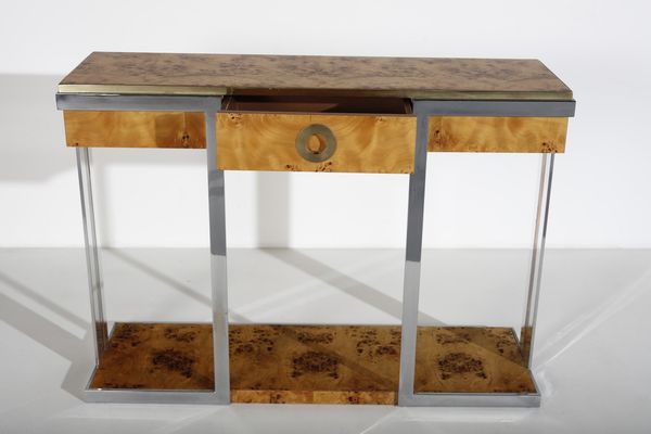 RIZZO WILLY (1928 - 2013) : attribuito. Consolle per Mario Sabot  - Asta Asta 370 | DESIGN E ARTI DECORATIVE DEL NOVECENTO Virtuale - Associazione Nazionale - Case d'Asta italiane