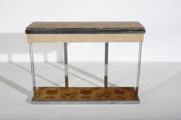 RIZZO WILLY (1928 - 2013) : attribuito. Consolle per Mario Sabot  - Asta Asta 370 | DESIGN E ARTI DECORATIVE DEL NOVECENTO Virtuale - Associazione Nazionale - Case d'Asta italiane