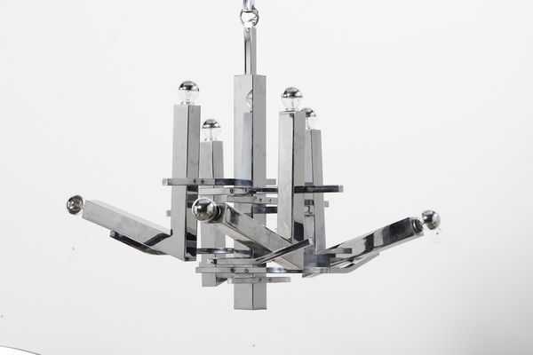 SCIOLARI GAETANO : Lampada a sospensione  - Asta Asta 370 | DESIGN E ARTI DECORATIVE DEL NOVECENTO Virtuale - Associazione Nazionale - Case d'Asta italiane