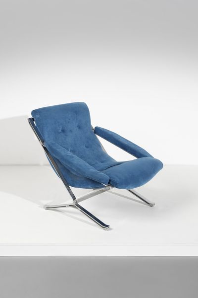 MOSCATELLI GIULIO (1917 - 1994) : Poltrona Sayonara per Formanova  - Asta Asta 370 | DESIGN E ARTI DECORATIVE DEL NOVECENTO Virtuale - Associazione Nazionale - Case d'Asta italiane