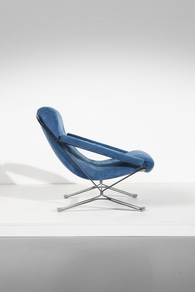 MOSCATELLI GIULIO (1917 - 1994) : Poltrona Sayonara per Formanova  - Asta Asta 370 | DESIGN E ARTI DECORATIVE DEL NOVECENTO Virtuale - Associazione Nazionale - Case d'Asta italiane