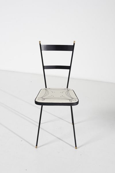 MANIFATTURA ITALIANA : Quattro sedie  - Asta Asta 370 | DESIGN E ARTI DECORATIVE DEL NOVECENTO Virtuale - Associazione Nazionale - Case d'Asta italiane