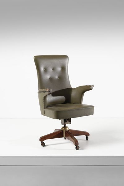 ANONIMA CASTELLI : Poltrona girevole  - Asta Asta 370 | DESIGN E ARTI DECORATIVE DEL NOVECENTO Virtuale - Associazione Nazionale - Case d'Asta italiane