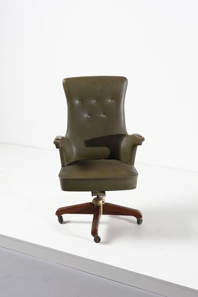 ANONIMA CASTELLI : Poltrona girevole  - Asta Asta 370 | DESIGN E ARTI DECORATIVE DEL NOVECENTO Virtuale - Associazione Nazionale - Case d'Asta italiane