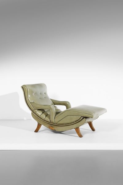 MANIFATTURA FRANCESE : Chaise longue  - Asta Asta 370 | DESIGN E ARTI DECORATIVE DEL NOVECENTO Virtuale - Associazione Nazionale - Case d'Asta italiane