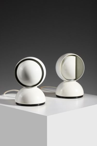 MAGISTRETTI VICO (1920 - 2006) : Coppia di lampade da tavolo Eclisse per Artemide  - Asta Asta 370 | DESIGN E ARTI DECORATIVE DEL NOVECENTO Virtuale - Associazione Nazionale - Case d'Asta italiane
