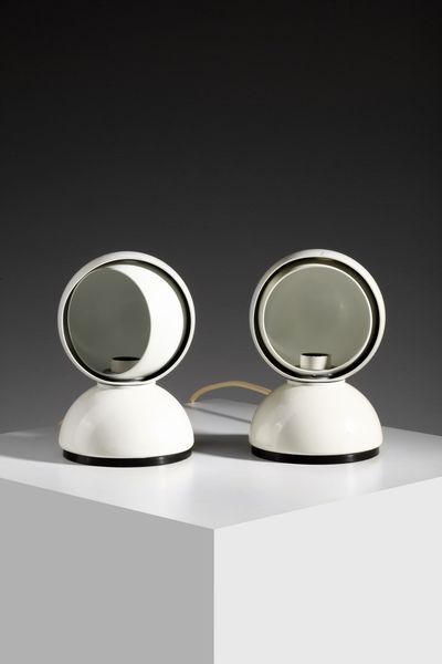 MAGISTRETTI VICO (1920 - 2006) : Coppia di lampade da tavolo Eclisse per Artemide  - Asta Asta 370 | DESIGN E ARTI DECORATIVE DEL NOVECENTO Virtuale - Associazione Nazionale - Case d'Asta italiane