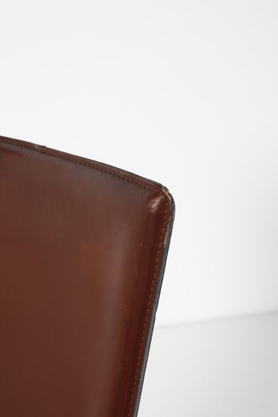 BELLINI MARIO (n. 1935) : attribuito. Quattro sedie  - Asta Asta 370 | DESIGN E ARTI DECORATIVE DEL NOVECENTO Virtuale - Associazione Nazionale - Case d'Asta italiane