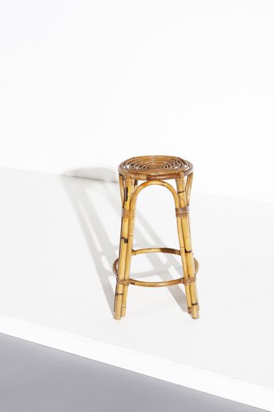 MANIFATTURA ITALIANA : Coppia di sgabelli  - Asta Asta 370 | DESIGN E ARTI DECORATIVE DEL NOVECENTO Virtuale - Associazione Nazionale - Case d'Asta italiane