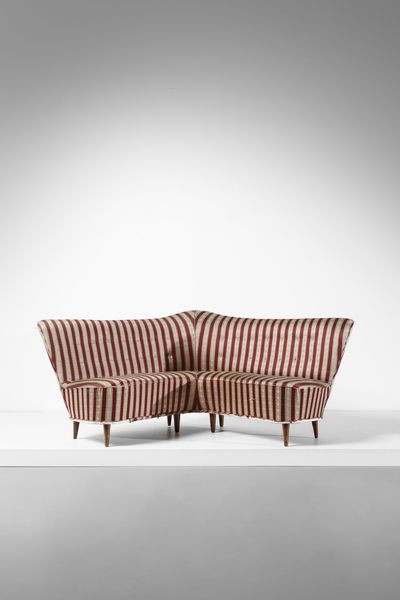 ISA BERGAMO : Divano  - Asta Asta 370 | DESIGN E ARTI DECORATIVE DEL NOVECENTO Virtuale - Associazione Nazionale - Case d'Asta italiane