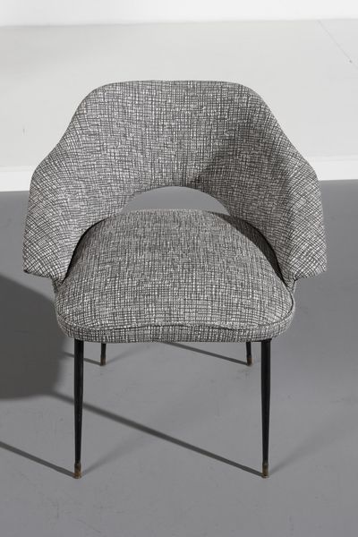 MANIFATTURA ITALIANA : Coppia di poltroncine  - Asta Asta 370 | DESIGN E ARTI DECORATIVE DEL NOVECENTO Virtuale - Associazione Nazionale - Case d'Asta italiane