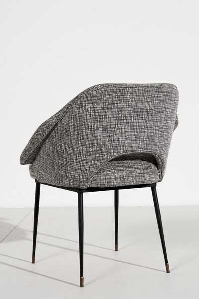 MANIFATTURA ITALIANA : Coppia di poltroncine  - Asta Asta 370 | DESIGN E ARTI DECORATIVE DEL NOVECENTO Virtuale - Associazione Nazionale - Case d'Asta italiane