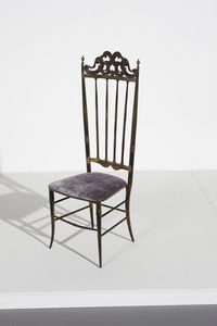 MANIFATTURA ITALIANA : Coppia di sedie Chiavarine  - Asta Asta 370 | DESIGN E ARTI DECORATIVE DEL NOVECENTO Virtuale - Associazione Nazionale - Case d'Asta italiane