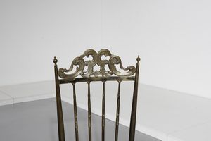 MANIFATTURA ITALIANA : Coppia di sedie Chiavarine  - Asta Asta 370 | DESIGN E ARTI DECORATIVE DEL NOVECENTO Virtuale - Associazione Nazionale - Case d'Asta italiane