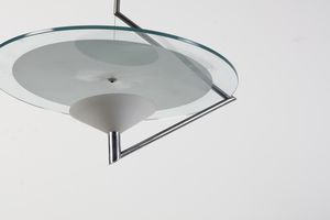 PUPPA DANIELA (n. 1947) : Lampada a sospensione Olympia per Fontana Arte  - Asta Asta 370 | DESIGN E ARTI DECORATIVE DEL NOVECENTO Virtuale - Associazione Nazionale - Case d'Asta italiane