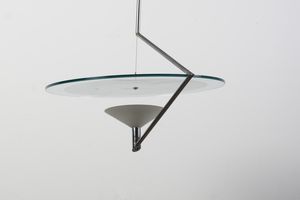 PUPPA DANIELA (n. 1947) : Lampada a sospensione Olympia per Fontana Arte  - Asta Asta 370 | DESIGN E ARTI DECORATIVE DEL NOVECENTO Virtuale - Associazione Nazionale - Case d'Asta italiane