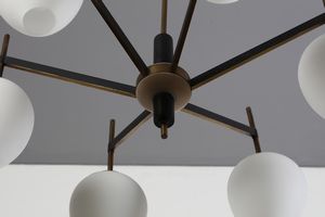 STILNOVO : nello stile di. Lampada a sospensione  - Asta Asta 370 | DESIGN E ARTI DECORATIVE DEL NOVECENTO Virtuale - Associazione Nazionale - Case d'Asta italiane