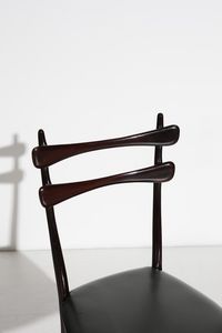 MANIFATTURA ITALIANA : Cinque sedie  - Asta Asta 370 | DESIGN E ARTI DECORATIVE DEL NOVECENTO Virtuale - Associazione Nazionale - Case d'Asta italiane