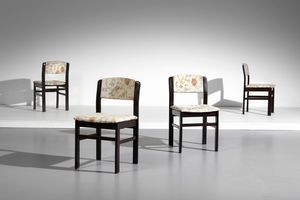 MANIFATTURA ITALIANA : Quattro sedie  - Asta Asta 370 | DESIGN E ARTI DECORATIVE DEL NOVECENTO Virtuale - Associazione Nazionale - Case d'Asta italiane