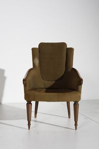 MANIFATTURA ITALIANA : Coppia di poltroncine  - Asta Asta 370 | DESIGN E ARTI DECORATIVE DEL NOVECENTO Virtuale - Associazione Nazionale - Case d'Asta italiane
