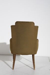 MANIFATTURA ITALIANA : Coppia di poltroncine  - Asta Asta 370 | DESIGN E ARTI DECORATIVE DEL NOVECENTO Virtuale - Associazione Nazionale - Case d'Asta italiane