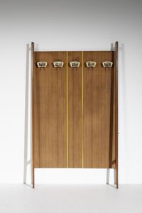 MANIFATTURA ITALIANA : Appendiabiti con formelle dipinte  - Asta Asta 370 | DESIGN E ARTI DECORATIVE DEL NOVECENTO Virtuale - Associazione Nazionale - Case d'Asta italiane