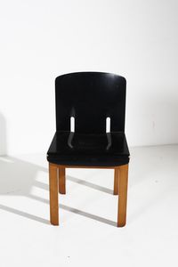 SCARPA AFRA (1937 -2011) & TOBIA (n. 1935) : attribuito. Sei sedie  - Asta Asta 370 | DESIGN E ARTI DECORATIVE DEL NOVECENTO Virtuale - Associazione Nazionale - Case d'Asta italiane