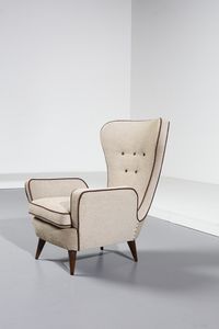 EMILIO SALA E GIORGIO MADINI : Coppia di poltrone per F.lli Galimberti, Cant�  - Asta Asta 370 | DESIGN E ARTI DECORATIVE DEL NOVECENTO Virtuale - Associazione Nazionale - Case d'Asta italiane