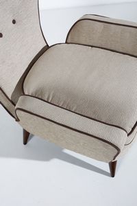 EMILIO SALA E GIORGIO MADINI : Coppia di poltrone per F.lli Galimberti, Cant�  - Asta Asta 370 | DESIGN E ARTI DECORATIVE DEL NOVECENTO Virtuale - Associazione Nazionale - Case d'Asta italiane