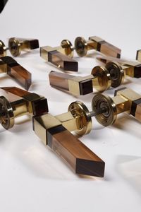 REGA ROMEO (1925 - 1984) : attribuito. Undici maniglie  - Asta Asta 370 | DESIGN E ARTI DECORATIVE DEL NOVECENTO Virtuale - Associazione Nazionale - Case d'Asta italiane