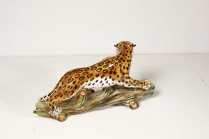 MANIFATTURA ITALIANA : Leopardo  - Asta Asta 370 | DESIGN E ARTI DECORATIVE DEL NOVECENTO Virtuale - Associazione Nazionale - Case d'Asta italiane