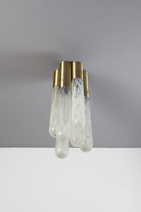 MANIFATTURA ITALIANA : Coppia di lampade a sospensione  - Asta Asta 370 | DESIGN E ARTI DECORATIVE DEL NOVECENTO Virtuale - Associazione Nazionale - Case d'Asta italiane