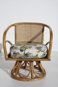 MANIFATTURA ITALIANA : Coppia di poltroncine  - Asta Asta 370 | DESIGN E ARTI DECORATIVE DEL NOVECENTO Virtuale - Associazione Nazionale - Case d'Asta italiane