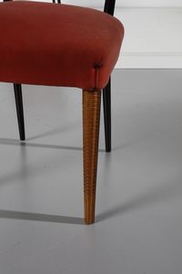 MANIFATTURA ITALIANA : Sei sedie  - Asta Asta 370 | DESIGN E ARTI DECORATIVE DEL NOVECENTO Virtuale - Associazione Nazionale - Case d'Asta italiane