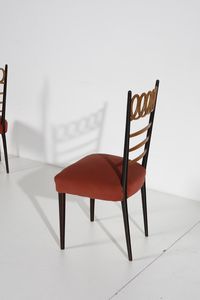 MANIFATTURA ITALIANA : Sei sedie  - Asta Asta 370 | DESIGN E ARTI DECORATIVE DEL NOVECENTO Virtuale - Associazione Nazionale - Case d'Asta italiane