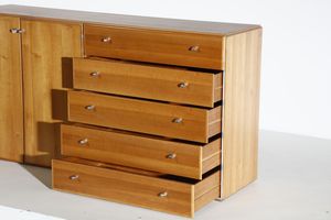 SCARPA AFRA (1937 -2011) & TOBIA (n. 1935) : Credenza per Stildomus  - Asta Asta 370 | DESIGN E ARTI DECORATIVE DEL NOVECENTO Virtuale - Associazione Nazionale - Case d'Asta italiane