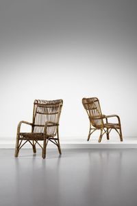 MANIFATTURA ITALIANA - Coppia di poltroncine