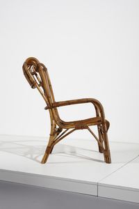 MANIFATTURA ITALIANA : Coppia di poltroncine  - Asta Asta 370 | DESIGN E ARTI DECORATIVE DEL NOVECENTO Virtuale - Associazione Nazionale - Case d'Asta italiane