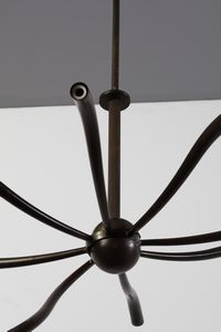 ERBEN ULRICH (n. 1940) : attribuito. Lampada a sospensione, esecuzione Manifattura Strada, Milano  - Asta Asta 370 | DESIGN E ARTI DECORATIVE DEL NOVECENTO Virtuale - Associazione Nazionale - Case d'Asta italiane