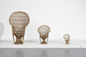 MANIFATTURA ITALIANA : Tre poltrone  - Asta Asta 370 | DESIGN E ARTI DECORATIVE DEL NOVECENTO Virtuale - Associazione Nazionale - Case d'Asta italiane