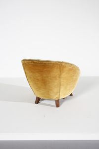 ULRICH GUGLIELMO (1904 - 1977) : attribuito. Poltrona  - Asta Asta 370 | DESIGN E ARTI DECORATIVE DEL NOVECENTO Virtuale - Associazione Nazionale - Case d'Asta italiane